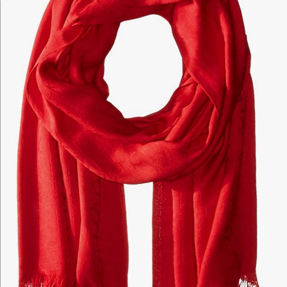 NWT Calvin Klein LOGO Women's Pashmina Scarf